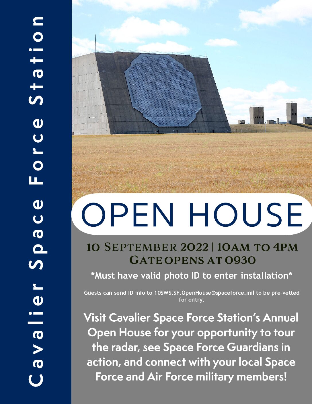 Cavalier Space Force Station Open House Cavalier Chamber of Commerce