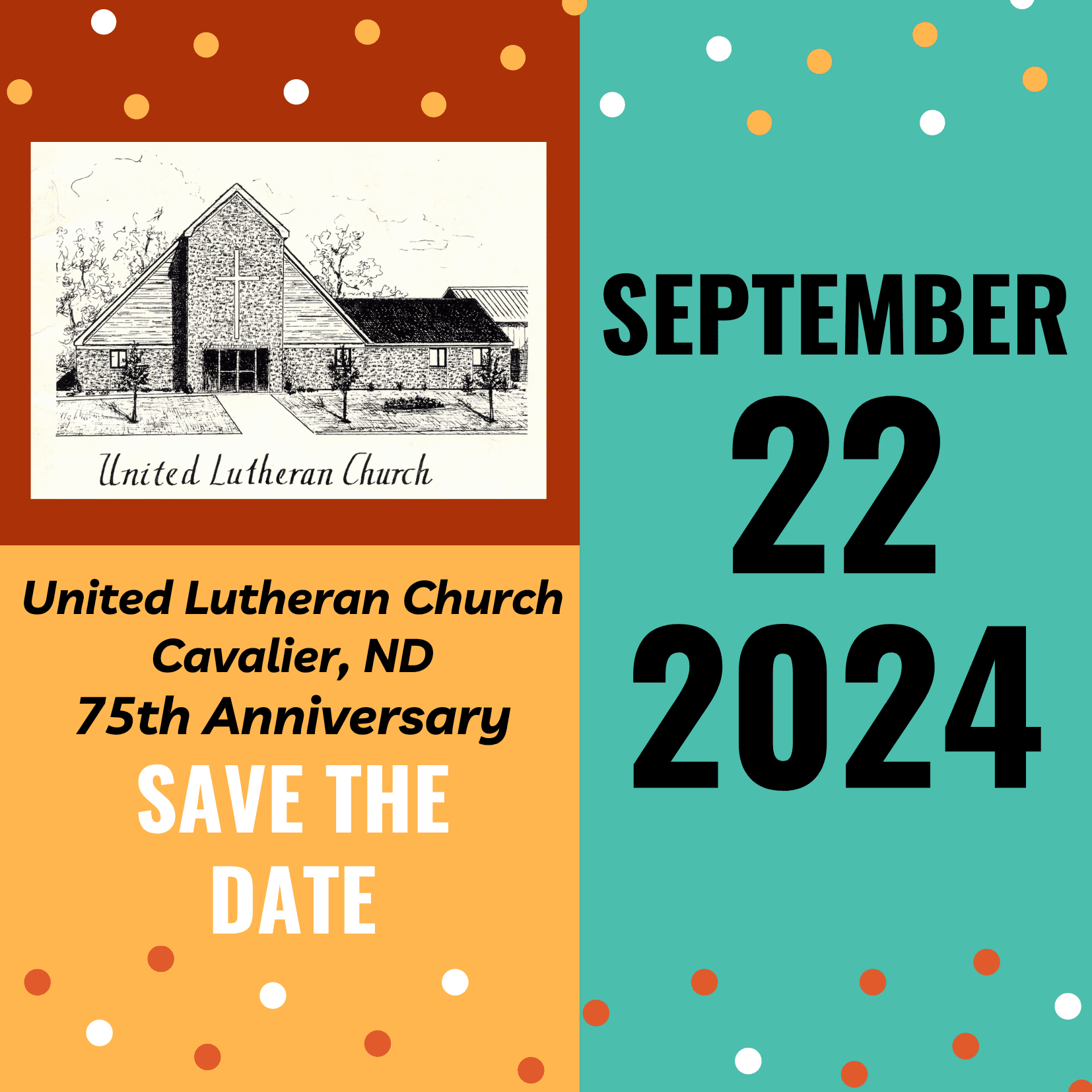 United Lutheran Church 75th Anniversary - Cavalier Chamber of Commerce